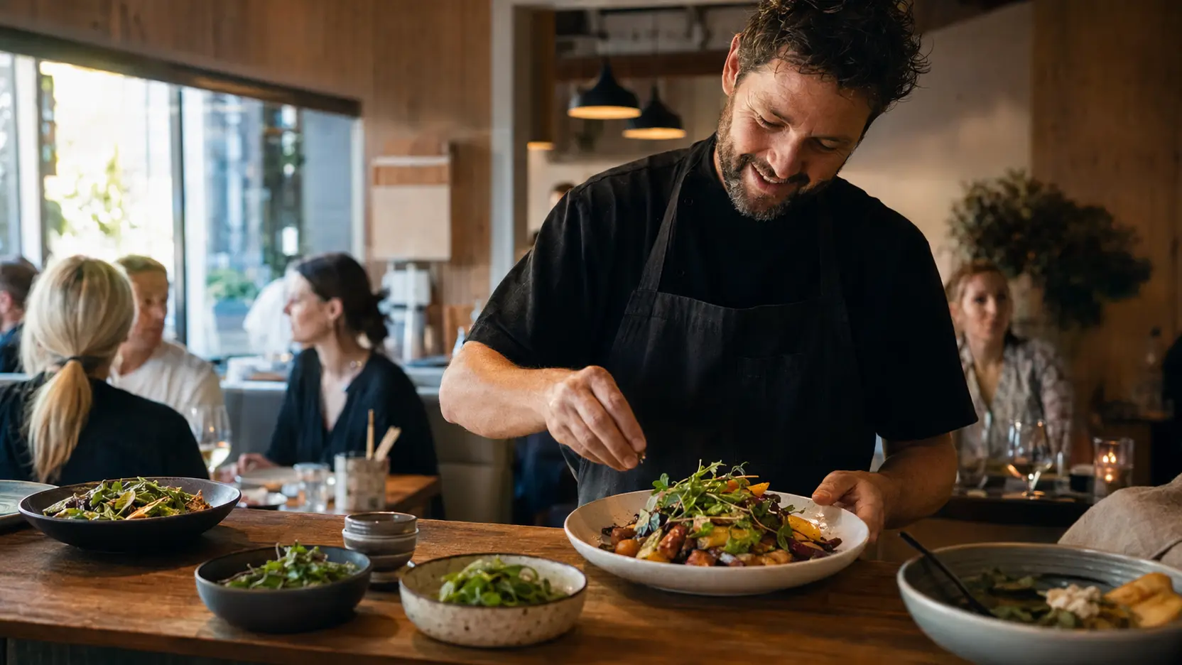 Neighbourhood restaurant website concept
